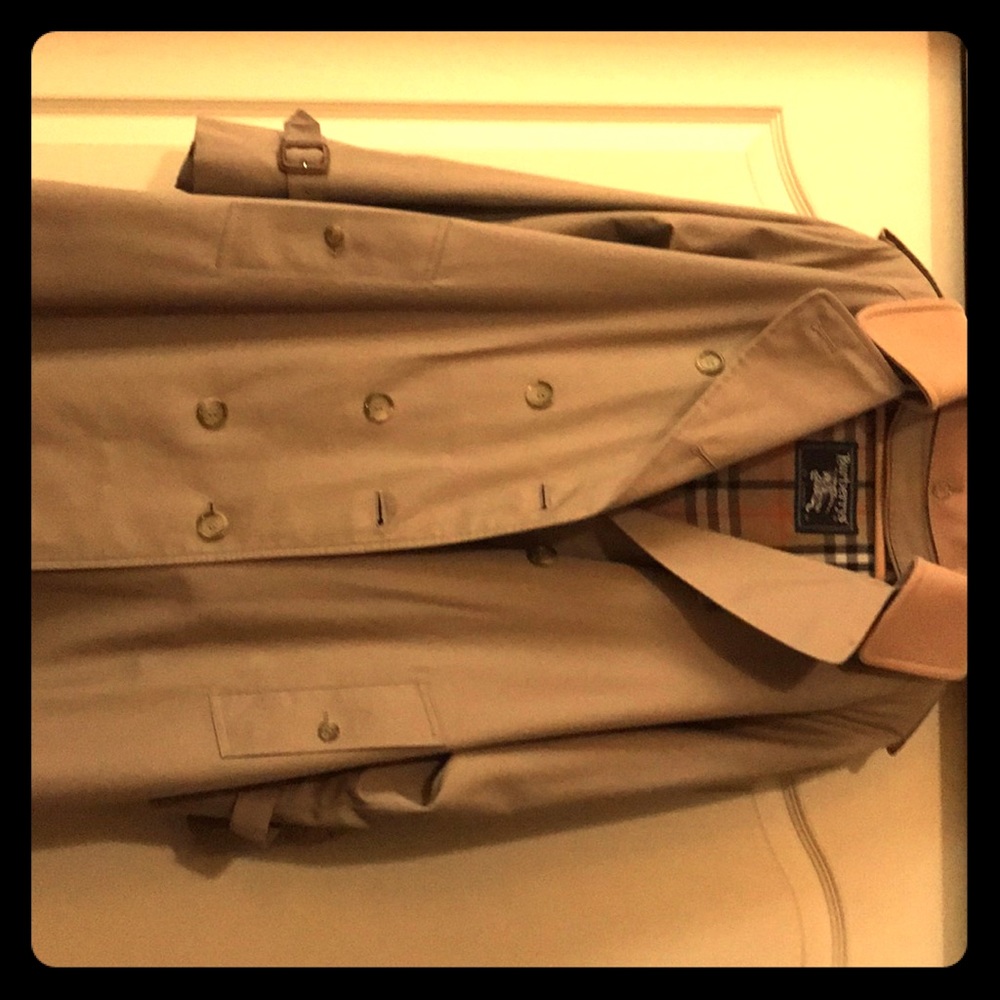 Heavy winter BURBERRY trench coat.